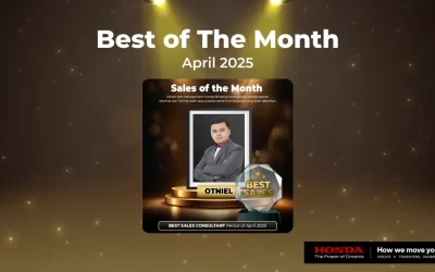 Selamat untuk Otniel! Honda Bintang Karanganyar Nobatkan Best Sales Consultant April 2025