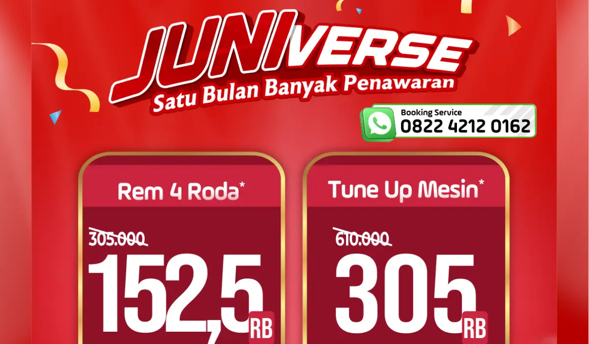 JUNIVERSE Honda Bintang Karanganyar: Satu Bulan, Segudang Promo Servis Hemat!