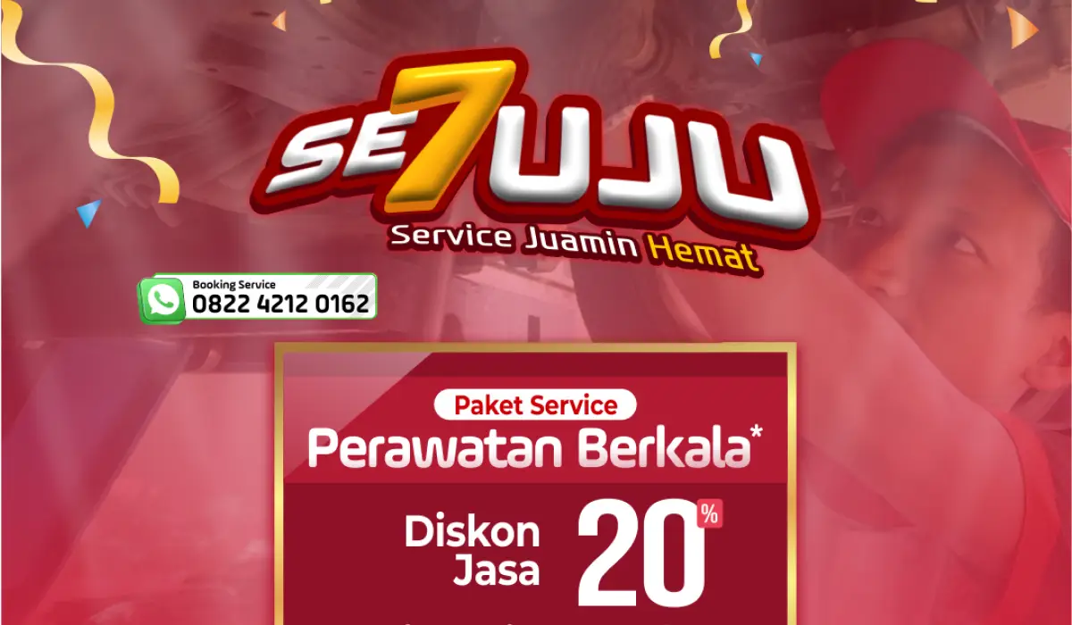 SE7UJU Service Juamin Hemat di Honda Bintang Karanganyar: Servis Besar Diskon Gede
