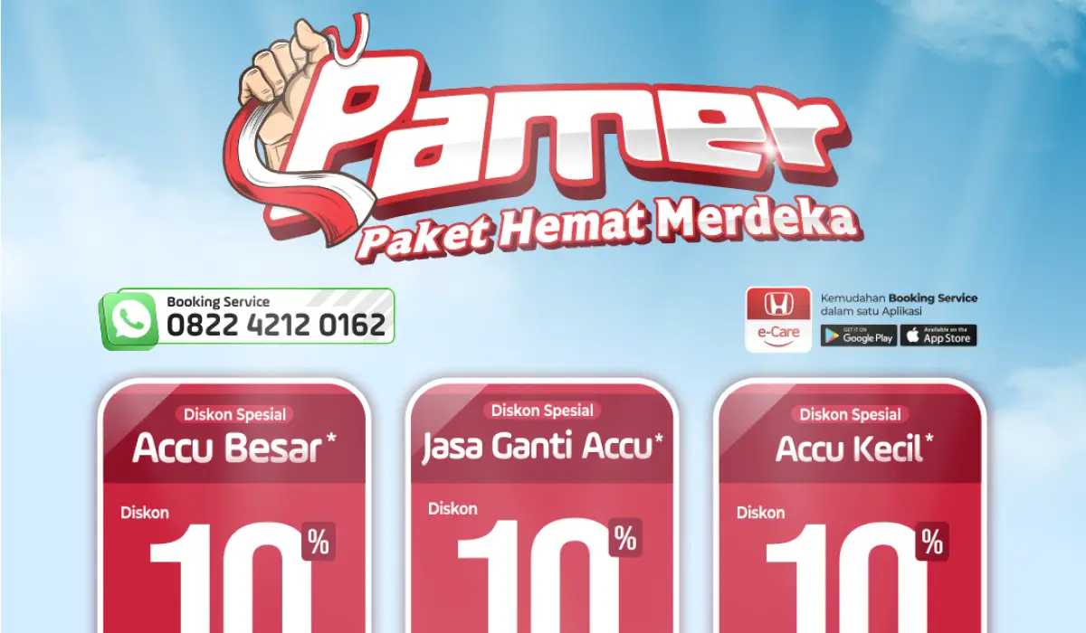 Promo PAMER Service Mobil di Honda Bintang Karanganyar: Pasti Hemat Merdeka